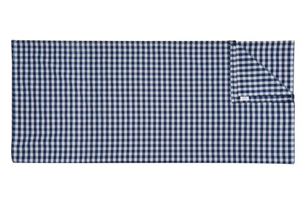 Ylva duk - Blå og hvit 140x240 cm