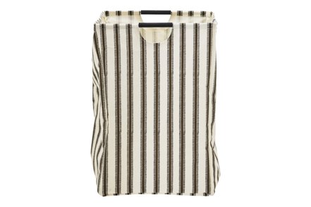 Vibes kurv - Offwhite, brun og sort B40 H60 cm