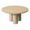 Lola sofabord - Hvitoljet, Ø85 cm, Rund