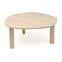 Alba sofabord - Alba Sofabord Hvitpigmentert Eik Finér 90x87 cm Høyde 41 cm