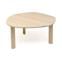 Alba sofabord - Alba Sofabord Hvitpigmentert Eik Finér 90x87 cm Høyde 46 cm