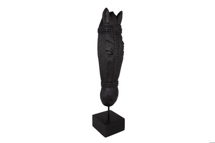 Horse figur - Sort B:12 H:61 cm
