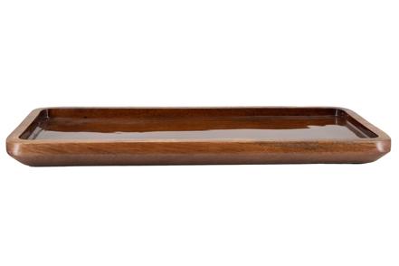 Charlie brett - Brun 18x40 cm, med emaljert overflate