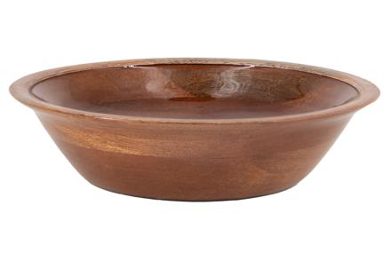 Charlie skål - Brun Ø20 cm, med emaljert overflate