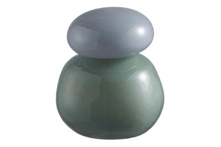 Septor dekorasjon - Grønn og grå H12,5 cm