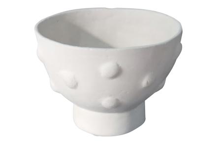 Ezra bolle - Offwhite pappmasjé Ø26 H17,5 cm