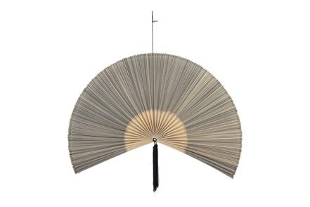 Jaime vifte veggdekorasjon - Sort bambus B145 H72 cm