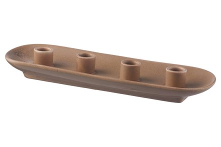 Arista lysestake - Beige B35,7 H4,8 cm