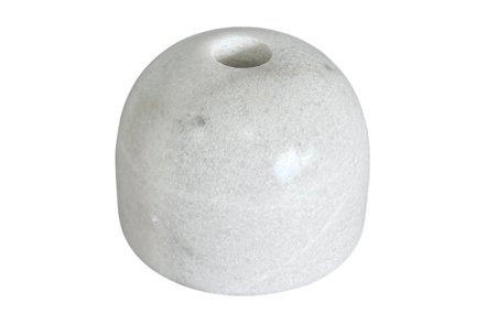 Davao lysestake - Hvit og grå marmor