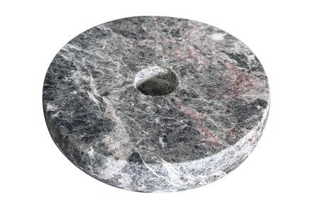 Davao lysestake - Grå og hvit marmor