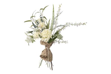 Symphonie blomsterbukett - Grønn og hvit H103 cm