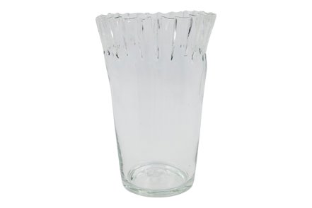 Fold vase - Klart glass Ø18 H28 cm