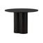 Olivia rundt spisebord - Olivia rundt spisebord 110 cm Sort eik finér