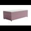 Komfort 1 seng med oppbevaring 120x200 cm - Komfort 1 120x200 cm tekstil Linea 10 rosa