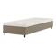 Premium 14 regulerbar seng 105x210 cm - 105x210 cm Tekstil Storm 9 Mørk Beige Medium
