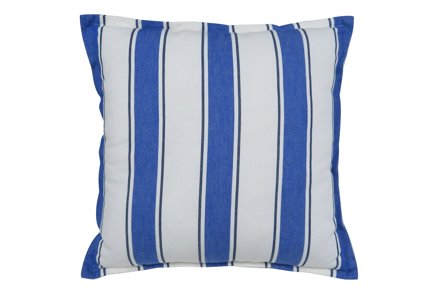 Hvaler pute - Blå og hvit 50x50 cm