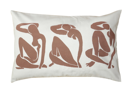 Zen putetrekk - Beige/rust 40x60 cm